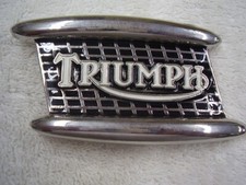 FIVELA DE CINTO DE MOTOCICLETA TRIUMPH FRETE GRÁTIS PARECE EMBLEMA DE TANQUE comprar usado  Enviando para Brazil