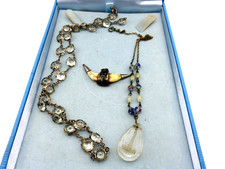 Vintage necklaces clear for sale  BIRMINGHAM