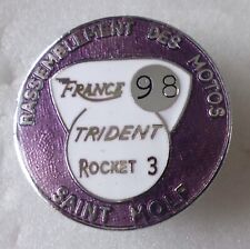 Triumph enamel pin for sale  HARTLEPOOL