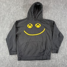 Moletom com capuz Xbox Chinatown Market masculino médio preto edição limitada rosto sorridente jogador, usado comprar usado  Enviando para Brazil