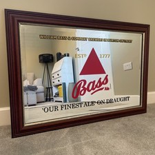 Bass draught mirror for sale  LEICESTER