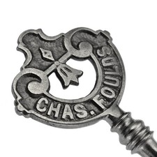 Chave de bloqueio de piano CHAS FOULDS of NOTTINGHAM 23/8" - Chave antiga escassa - ref.k635 comprar usado  Enviando para Brazil