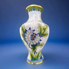 Schöne messingvase emaille gebraucht kaufen  Bühl