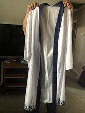 KARATÊ/ WUDANG/ TAOÍSTA/ARTES MARCIAIS LINHO BRANCO COM ROUPÃO DESIGN (PEQUENO) comprar usado  Enviando para Brazil