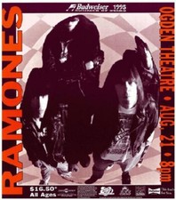 RAMONES "ADIOS AMIGOS TOUR" 1995 DENVER CONCERT POSTER-Fish-Eyed Lens Group Shot comprar usado  Enviando para Brazil