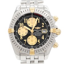 BREITLING Chronomat Evolution B13356 cronógrafo data 300m YG SS masculino automático comprar usado  Enviando para Brazil