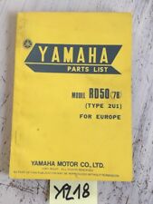 Yamaha rd50m 1978 d'occasion  Decize