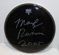 Usado, Cabeça de bateria The Ramones Marky Ramone assinada Remo Ebony Ambassador comprar usado  Enviando para Brazil