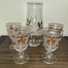 Vintage libbey gold for sale  North Canton