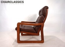 Emc teak ledersessel gebraucht kaufen  Ludwigslust