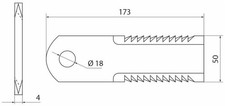 Coltello trinciapaglia ama usato  Italia