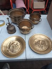 Vintage brass cauldron for sale  WALSALL