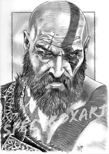 Usado, ARTE ORIGINAL DE DEUS DA GUERRA "Kratos" por Spectroxart comprar usado  Enviando para Brazil