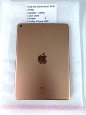  BOÎTIER CHÂSSIS COQUE ARRIÈRE POUR IPAD 6TH GEN WIFI A1893 OR GOLD comprar usado  Enviando para Brazil