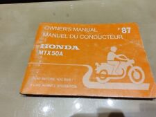 Honda mtx50a 1987 d'occasion  Barentin