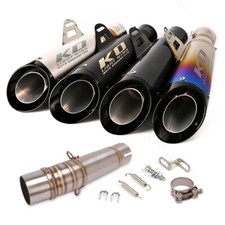 Tubo silenciador silenciador preto tubo médio escape motocicleta Honda NC700 NC750X comprar usado  Enviando para Brazil