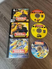 (3) HASBRO PC CD-ROM JUEGOS DE COMPUTADORA TONKA CONSTRUCCIÓN PISTA ESTACIÓN ESPACIAL segunda mano  Embacar hacia Mexico