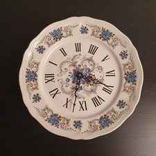 Wanduhr telleruhr porzellan gebraucht kaufen  Karlsruhe