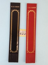 Two leather bookmarks for sale  CHELMSFORD