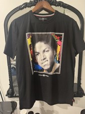 Camiseta designer Michael Jackson por Michael Cherry rara borda de strass Bling Pop comprar usado Camiseta designer Michael Jackson por Michael Cherry rara borda de strass Bling Pop comprar usado  Enviando para Brazil