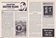 Collecting sexton blake. for sale  SHREWSBURY