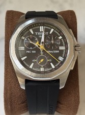Usado, Relógio masculino vintage Tissot PRS 200 quartzo cronógrafo 38 mm aço com pulseira Tissue  comprar usado  Enviando para Brazil