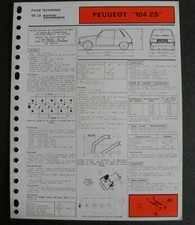Fiche technique automobile d'occasion  France