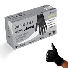 100 black disposable for sale  ROCHDALE