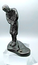 Bronze statuette figure for sale  HALSTEAD