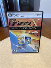 Microsoft Flight Simulator X: Gold Edition (PC: Windows, 2008) Completo comprar usado  Enviando para Brazil