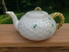 Belleek shamrock basket for sale  North Franklin