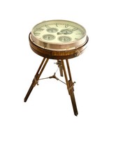 industrial wood side table for sale  Broken Arrow