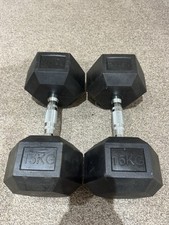 Used 15kg hex for sale  MILTON KEYNES