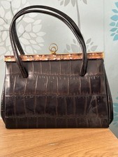 Vintage faux crocodile for sale  YORK