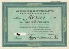 Maschinenfabrik weingarten 195 gebraucht kaufen  Bayreuth