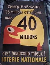Affiche ancienne loterie d'occasion  Cuq-Toulza