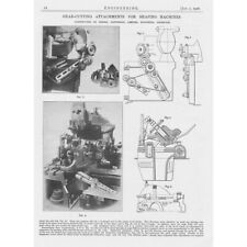 Gear cutting attachments for sale  GLASGOW