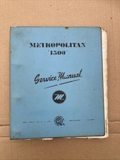 Nash metropolitan workshop for sale  PLYMOUTH