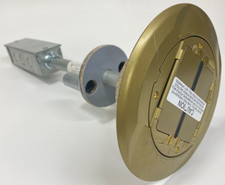 Hubbell s1pt4x4brsj brass for sale  Collinsville