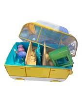 Toldo retrátil Peppa Pig amarelo ônibus van trailer 9” brinquedo automático, usado comprar usado  Enviando para Brazil