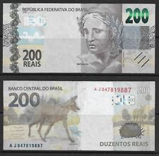 BRASIL, 200 REALES, BANCO DO BRASIL, BILLETES DE BANCO, PAPEL MONEDA, MONEDA, CIRCULADO, PESCADO segunda mano  Embacar hacia Argentina