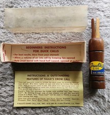 Faulk's Model C-50 Crow Call completo com caixa original e instruções  comprar usado  Enviando para Brazil