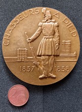 Médaille table chasseurs d'occasion  Mons-en-Barœul