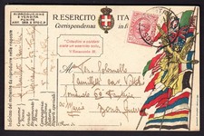 Franchigia timbro militare usato  Italia