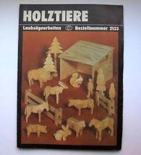 Ddr laubsägevorlage holztiere gebraucht kaufen  Deutschland