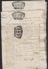 Documents 1652 1808 d'occasion  Pradines