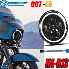 Usado, Farol de LED 7" polegadas alta-baixa DRL olhos de anjo motor adequado para Harley Street Glide comprar usado Usado, Farol de LED 7" polegadas alta-baixa DRL olhos de anjo motor adequado para Harley Street Glide comprar usado  Enviando para Brazil