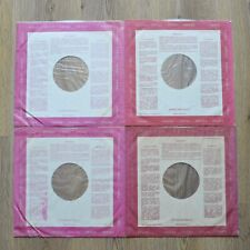 4 x 1960/70s DECCA MONO 12" LP INNER SLEEVES Poly-lined ROLLING STONES etc comprar usado  Enviando para Brazil