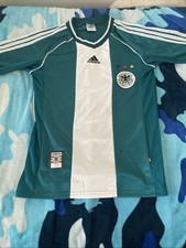 Camiseta Adidas 1998 seleção nacional de futebol da Alemanha retrô verde fora tamanho grande M, usado comprar usado  Enviando para Brazil