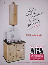 Publicite cuisiniere aga d'occasion  Cires-lès-Mello